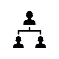 Employee Structure Icon vector