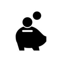 Piggy Bank Icon vector