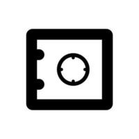 Safe box icon vector