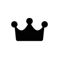 icono de corona de rey vector