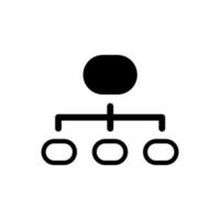 Simple Illustration of A  Hierarchy Icon vector
