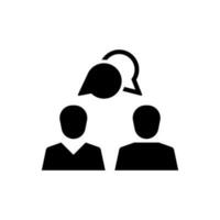 Conversation Icon suitable for any type design projects vector