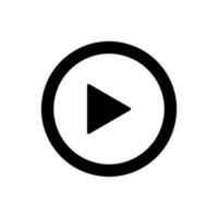 Media player icon vector