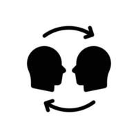 Co working icon vector