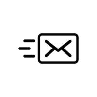 Quick message icon vector