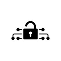 Cyber security icon vector