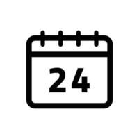 Calendar icon perfect for any type of design projects vector