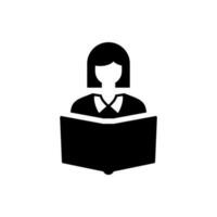 studying icon suitable for any type of design project vector