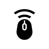 Wireless mouse icon vector