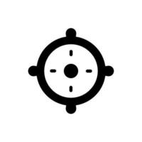 Focus target icon vector