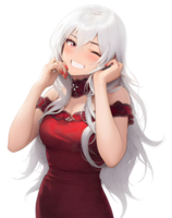 AI GENERATED - Anime Girl Sticker - The Princess 24525719 PNG