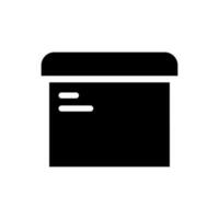 Delivery box icon vector