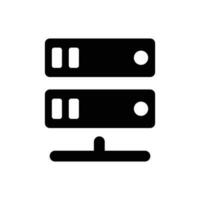 Server icon suitable for any type of design projects vector