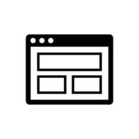 Web content icon vector