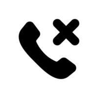 Missed Call Icon vector