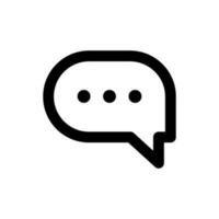 Bubble Speech Icon vector
