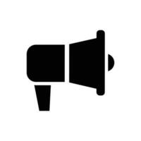 Megaphone icon suitable for any type of design projects vector