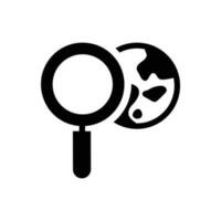 Internet search icon on white background vector