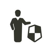 Business Security Icon vector