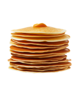 apilar de crepes aislado en transparente fondo, creado con generativo ai png