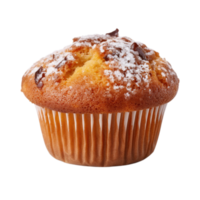 Muffin cupcake isolated on transparent background, created with png