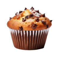 Muffin cupcake isolated on transparent background, created with png