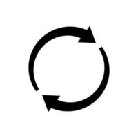 Rotate, spin icon vector