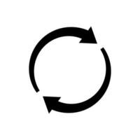 Rotate, spin icon vector