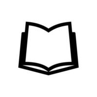 Open book icon vector