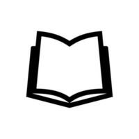 Open book icon vector