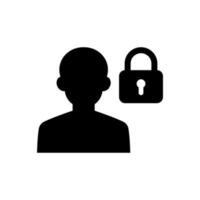 User security icon vector