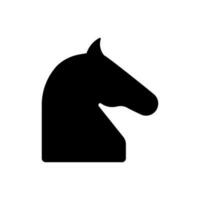 Simple illustration of a chess icon vector