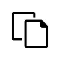 File duplicate icon vector