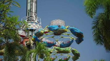 rijden in de amusement park video