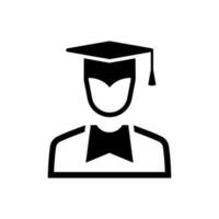 graduation icon suitable for any type of design project vector