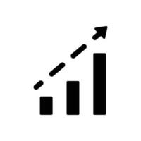 Growth Chart Icon vector