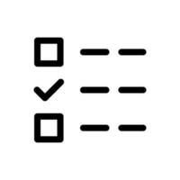 cuestionario icono adecuado para ninguna tipo de diseño proyecto vector