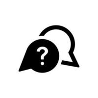 Interview Question Icon vector