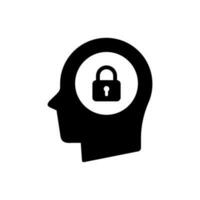 User lock icon vector