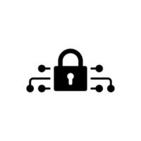 Cyber security icon vector