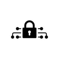 Cyber security icon vector