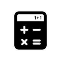 calculadora icono adecuado para ninguna tipo de diseño proyecto vector