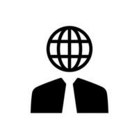 Global Business Icon vector