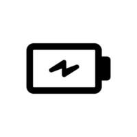 Battery charging icon vector