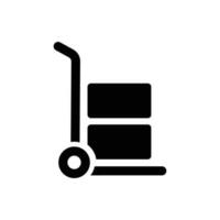 Hand Trolley Icon vector