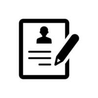 Job Letter Icon vector