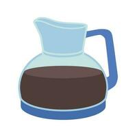 Dishes. Coffee maker, teapot, kettle. vector