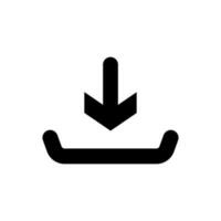 File Downloading Icon vector