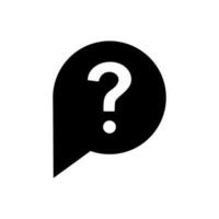 Asking Question Icon vector