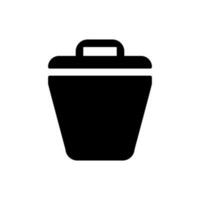 Garbage Bin Icon vector